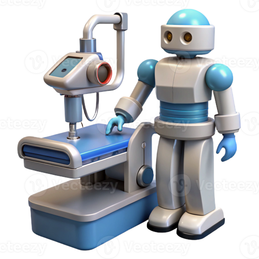 immaculate remarkable Surgical robot, medical technology with Transparent Background png