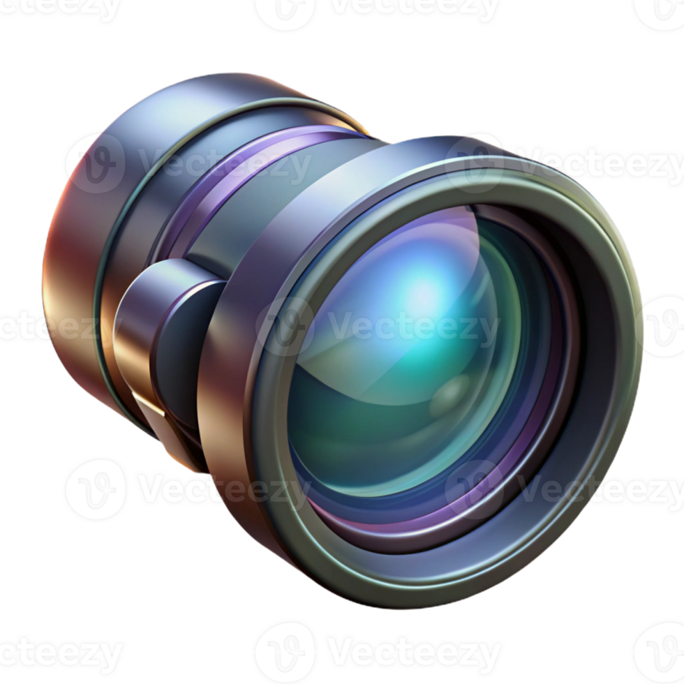 enchanting reflective victorian A vintage camera lens reflecting a distorted image with Transparent Background gallery standard png