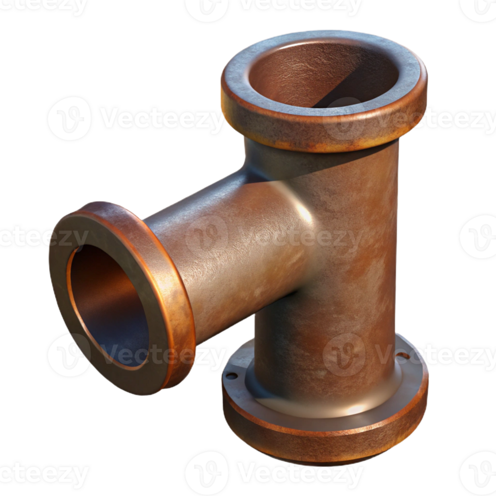 enchanting harmonious art deco Photorealistic, ultra-detailed isolated cutout of a single, rusted, cast iron drainpipe with Transparent Background gallery standard png