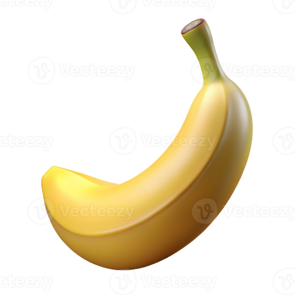 unparalleled baroque Photorealistic, ultra-detailed render of a single fruit, banana, peeled, isolated cutout with Transparent Background flawless png