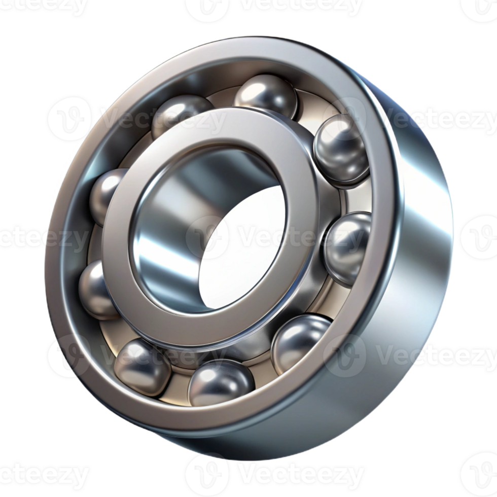 nostalgic radiant Ultra-detailed, professional render, isolated cutout of a single steel ball bearing, hyper-specific with Transparent Background flawless png