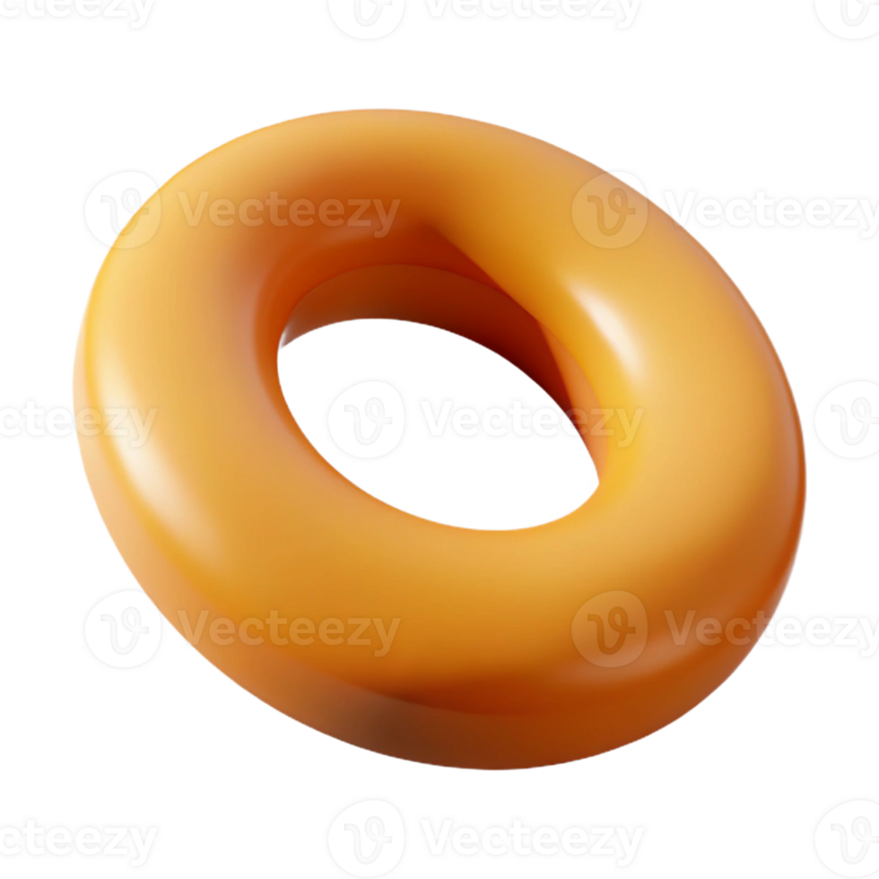 distinctive surreal Isolated cutout, professional render, ultra-detailed, single rubber band with Transparent Background high resolution png