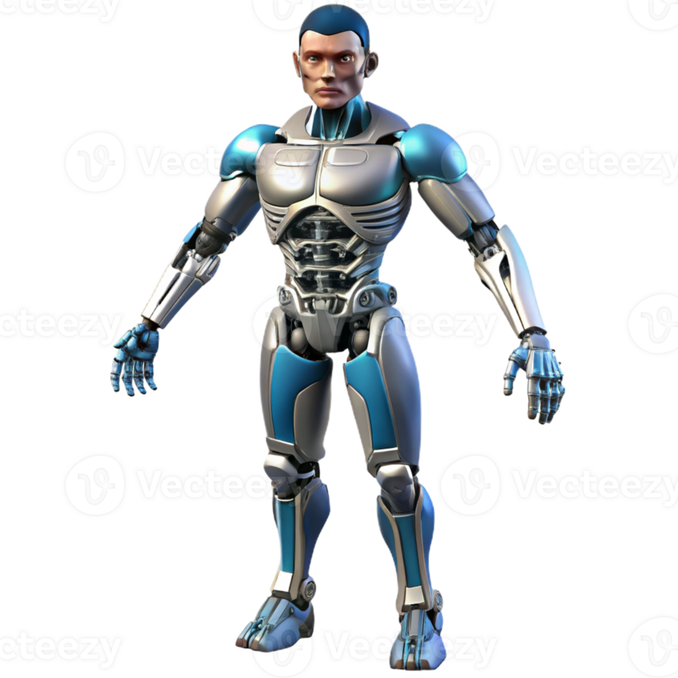 elegant energetic avant-garde Professional render, ultra-detailed, photorealistic biomechanical full body exoskeleton with articulated limbs with Transparent Background handcrafted png