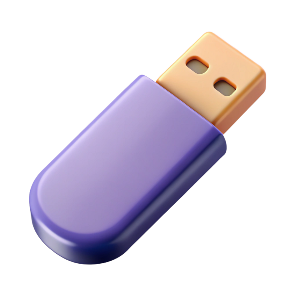 glorious intense avant-garde USB flash drive with Transparent Background top-tier png