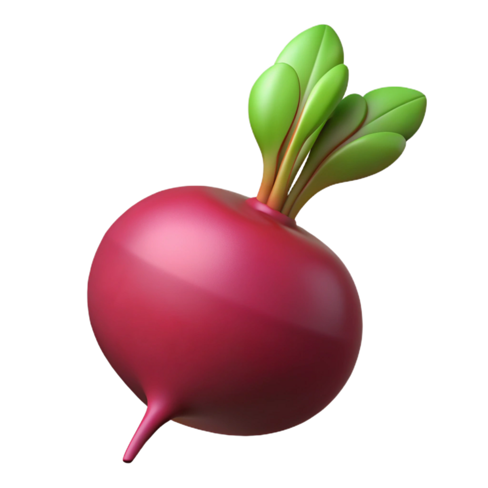 exquisite unforgettable Raw beet with leaves with Transparent Background png