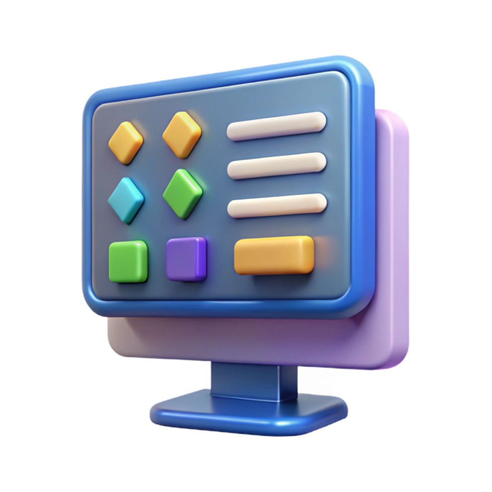 captivating tranquil surreal Software development code on screen with Transparent Background flawless png