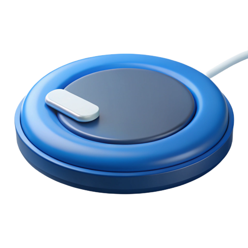 fascinating nostalgic artistic Wireless charging pad with Transparent Background genuine png
