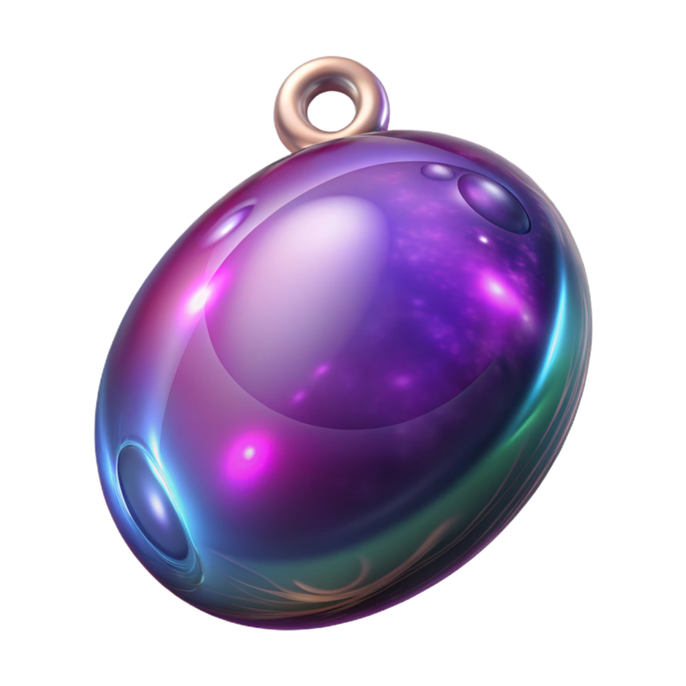 exquisite unforgettable Photorealistic, ultra-detailed, hyper-specific professional render of a single, isolated nebula gemstone pendant, isolated cutout with Transparent Background png