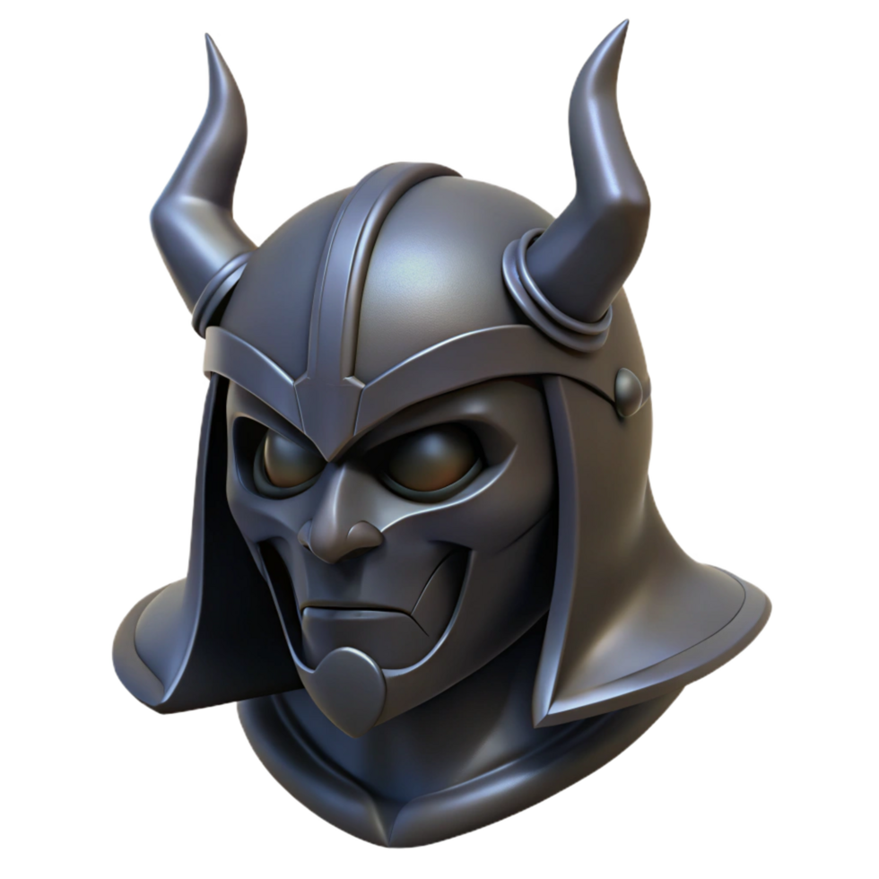 glorious nostalgic retro Isolated cutout Ultra-detailed professional render Single Hades' Helmet of Invisibility, dark and shadowy with Transparent Background authentic png