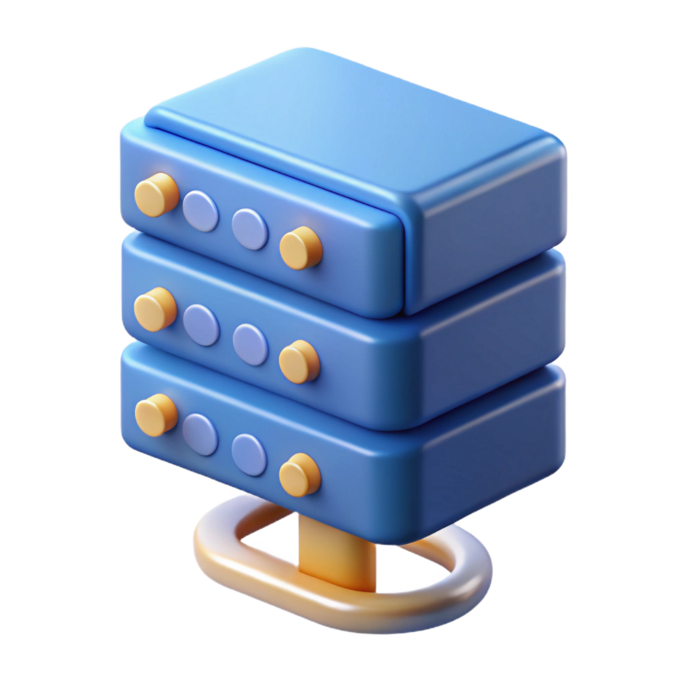 glorious notable A server blade, for a server rack with Transparent Background png