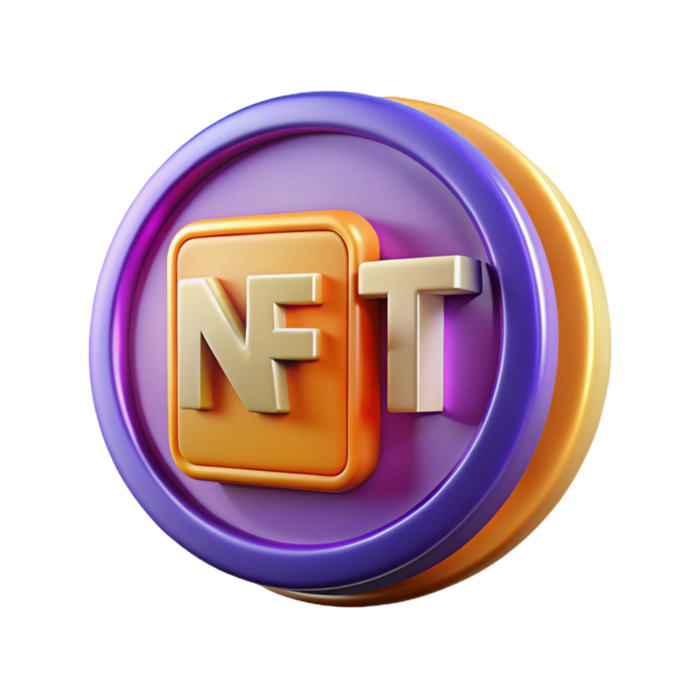 glorious melancholic rustic NFT Non-Fungible Token digital art, with Transparent Background original png
