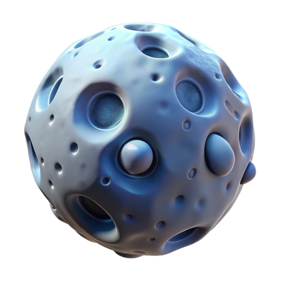 exquisite rustic Hyper-specific, isolated cutout of a single, photorealistic comet nucleus, icy surface, ultra-detailed craters, professional render with Transparent Background studio quality png