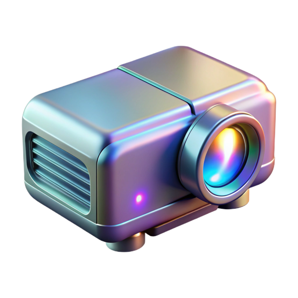 magnificent avant-garde Photorealistic, ultra-detailed, professional render, isolated cutout of a futuristic, holographic projector emitting a complex pattern with Transparent Background elite png