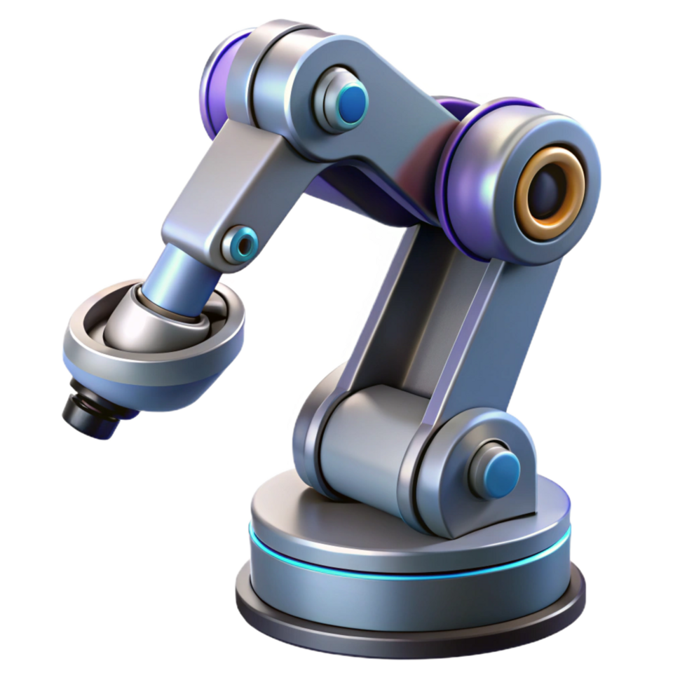 fascinating coastal Ultra-detailed, professional render of a single, futuristic, modular robotic arm segment Isolated cutout with Transparent Background sharp png