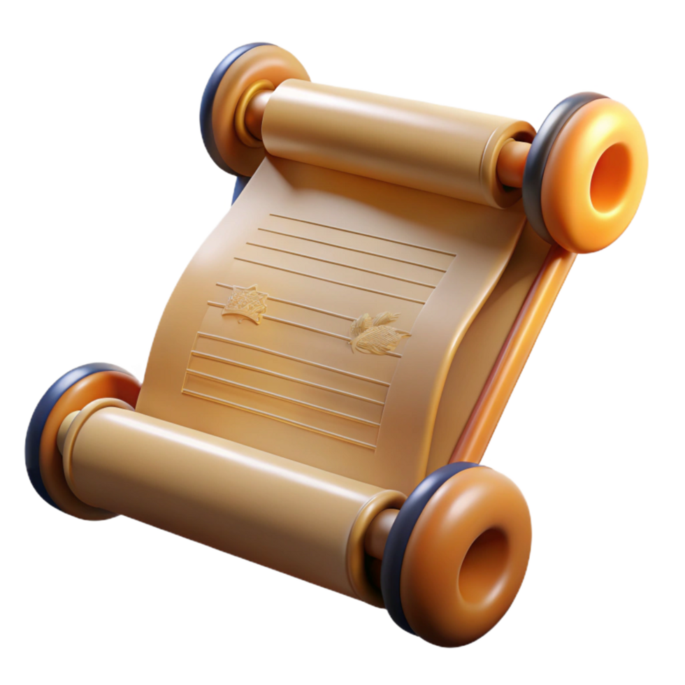 elegant avant-garde Sphinx riddle scroll, ancient script, with Transparent Background fine detail png