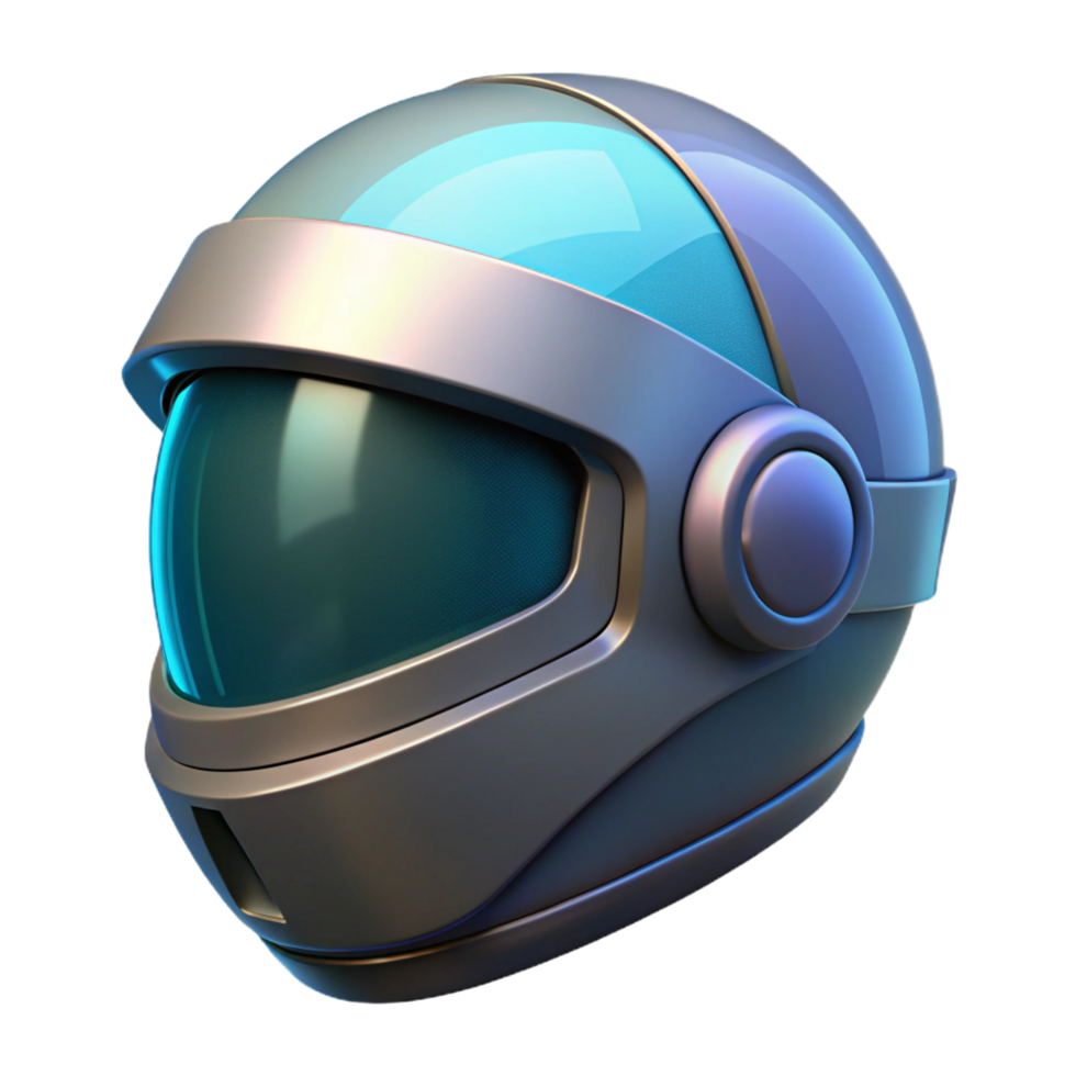 dramatic splendid Futuristic helmet, visor down, sleek design with Transparent Background 8K png