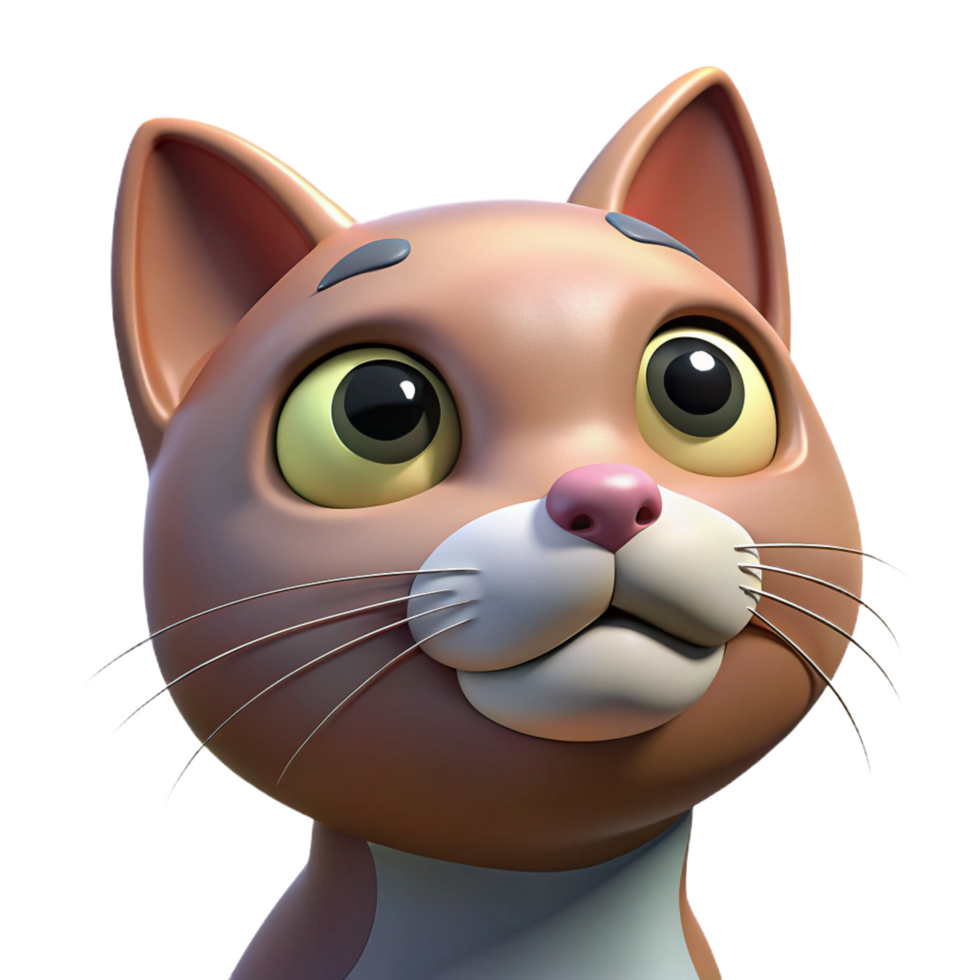 energetic exquisite Cat, curious expression, looking up, with Transparent Background perfect clarity png