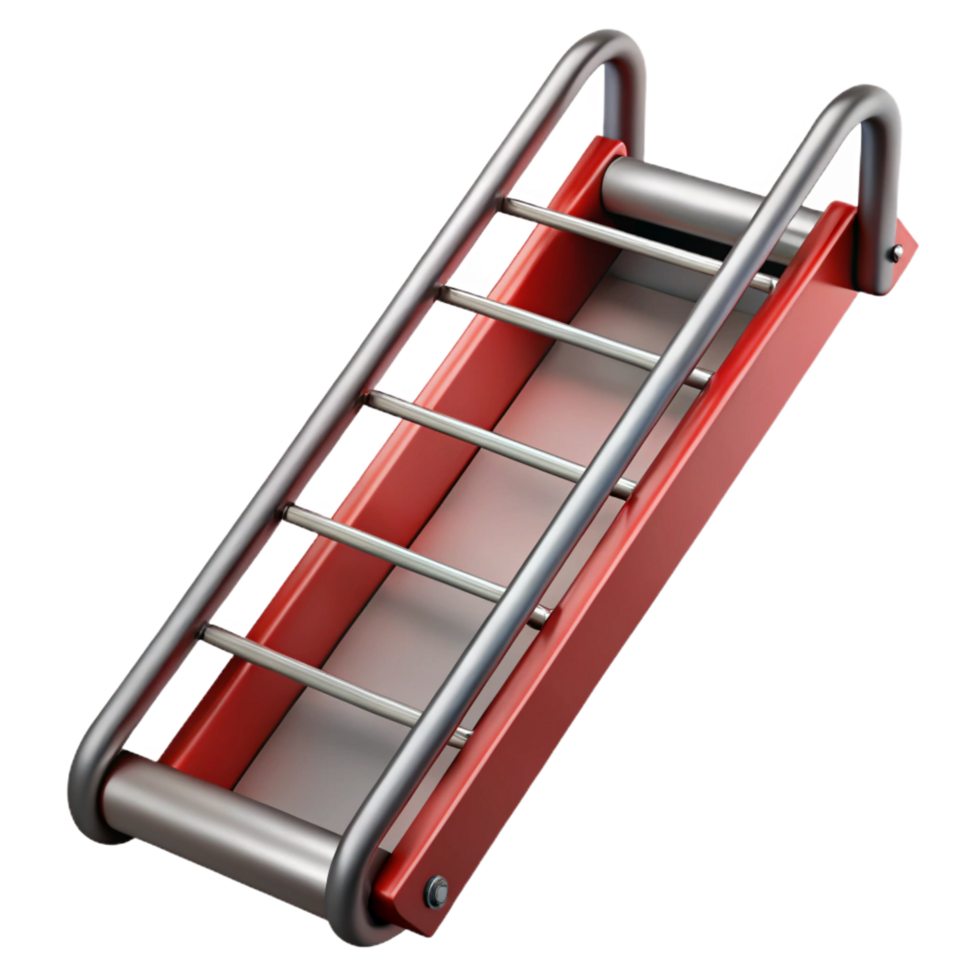 spectacular renaissance Fire escape ladder, metal, emergency exit with Transparent Background ultra HD png