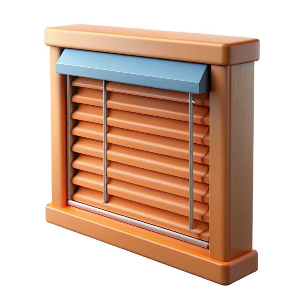 celebrated modern Window blind, Venetian, window covering with Transparent Background expertly shot png
