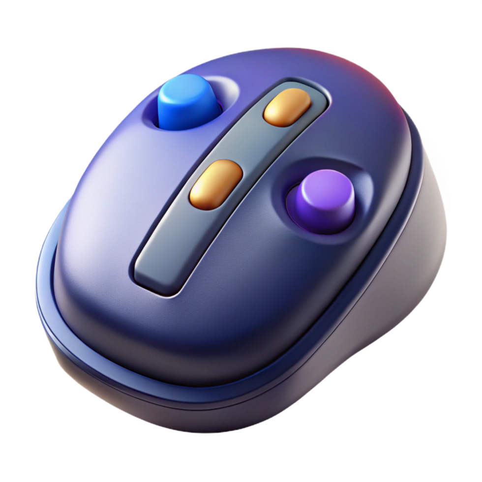 radiant passionate vintage Gaming mouse with customizable buttons with Transparent Background premium png