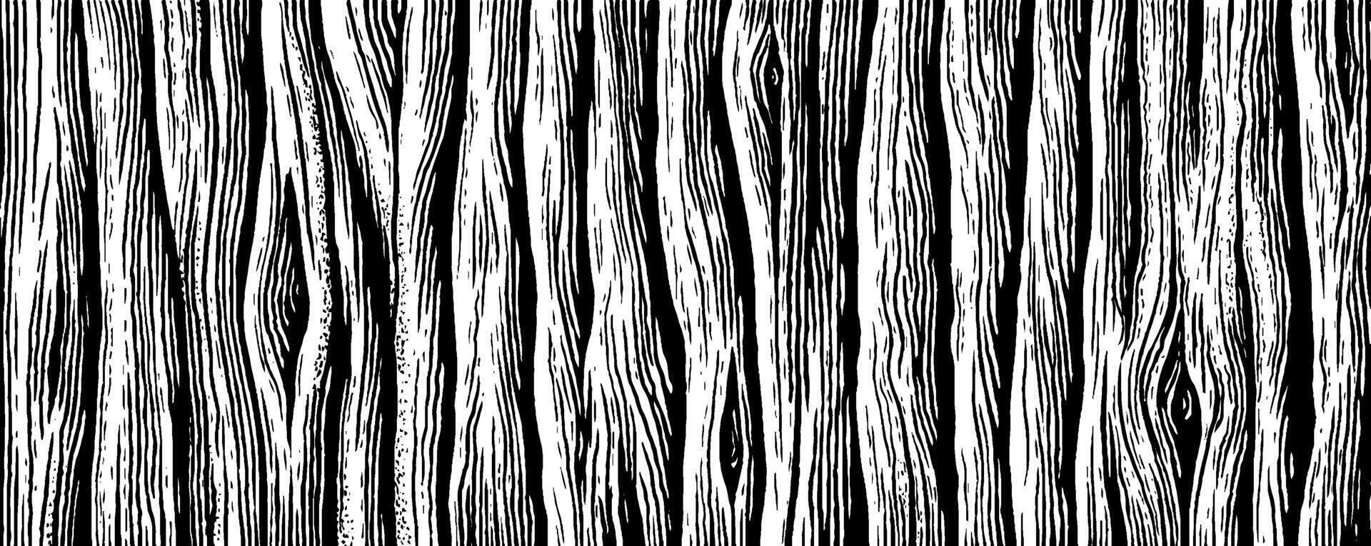 Vintage 1950s woodcut style floral illustration in black and white for art and design projects. vector