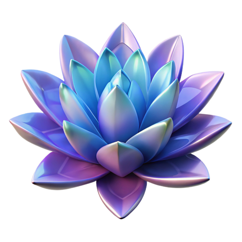 dramatic magnificent Hyper-specific, professional render, concept art style, isolated cutout of a single, crystalline space flower with Transparent Background authentic png