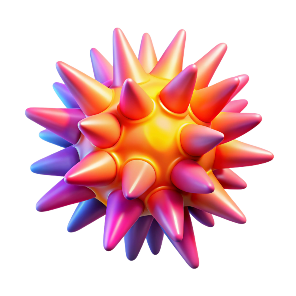 memorable abstract Concept art style, isolated cutout of a dynamic, exploding supernova rendered with vibrant, abstract colors with Transparent Background fine detail png