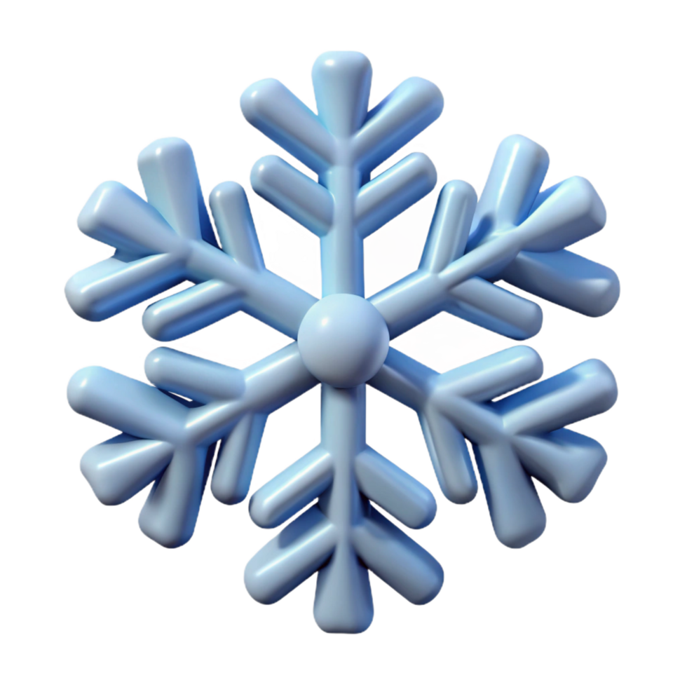 pristine nostalgic nordic Isolated cutout, professional render of a single perfect snowflake with Transparent Background high resolution png