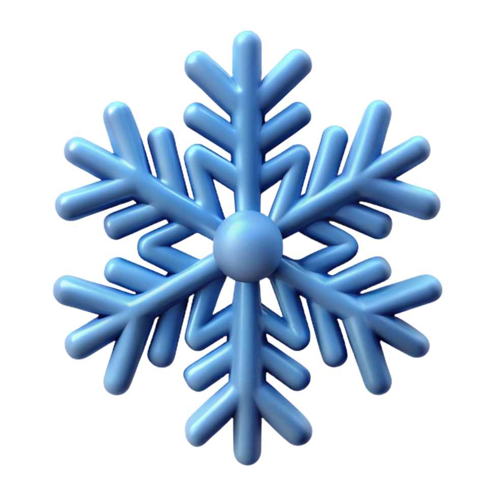 standout impressionist Isolated cutout, professional render of a single perfect snowflake with Transparent Background gallery standard png