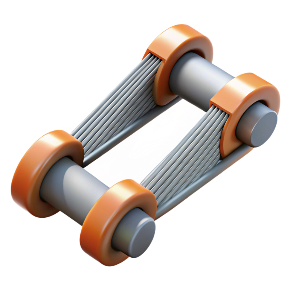 dynamic dazzling Bridge suspension cable detail with Transparent Background artisan png
