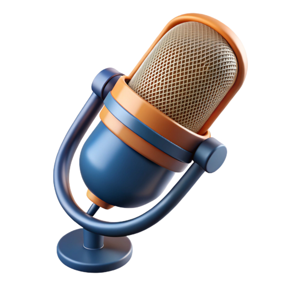 exquisite unparalleled Microphone with pop filter attached with Transparent Background png