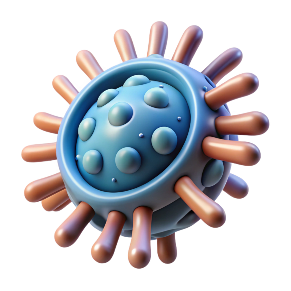 immaculate abstract Isolated cutout, concept art style, biomechanical bacterial flagellum, ultra-detailed, professional render with Transparent Background high resolution png