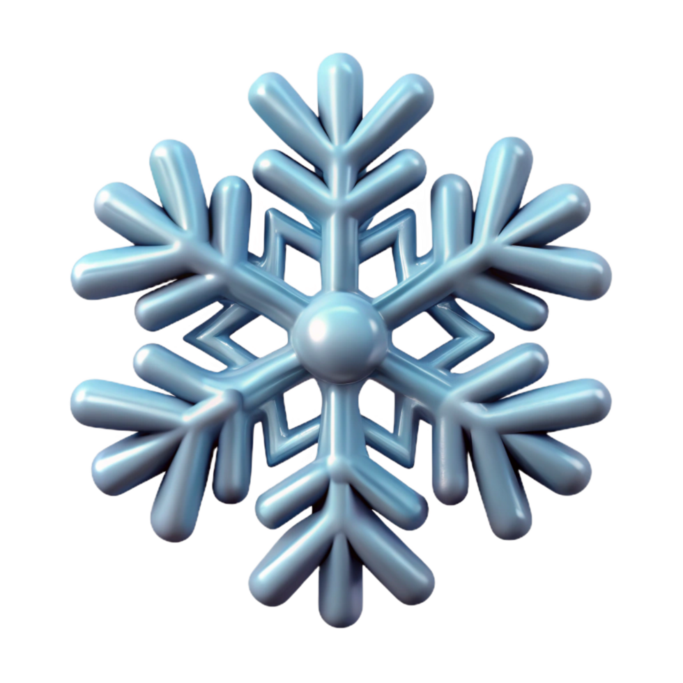 remarkable baroque A single, perfectly formed snowflake, with intricate details with Transparent Background crisp png