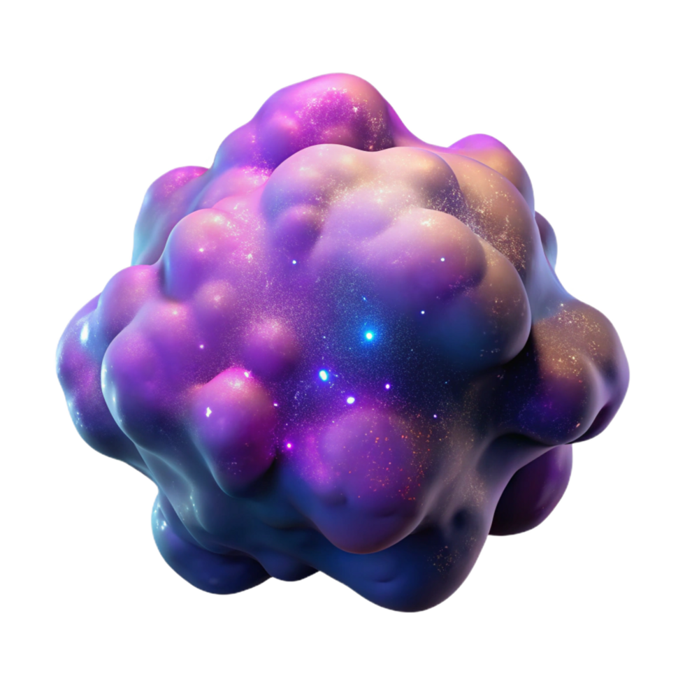 majestic nordic Isolated cutout, professional render, ultra-detailed, hyper-specific nebula gas cloud fragment, vibrant colors with Transparent Background sharp png
