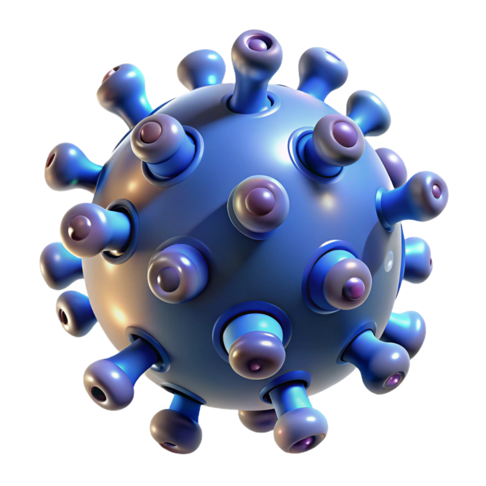 distinctive futuristic Medical nanobots, microscopic, glowing particles with Transparent Background premium png