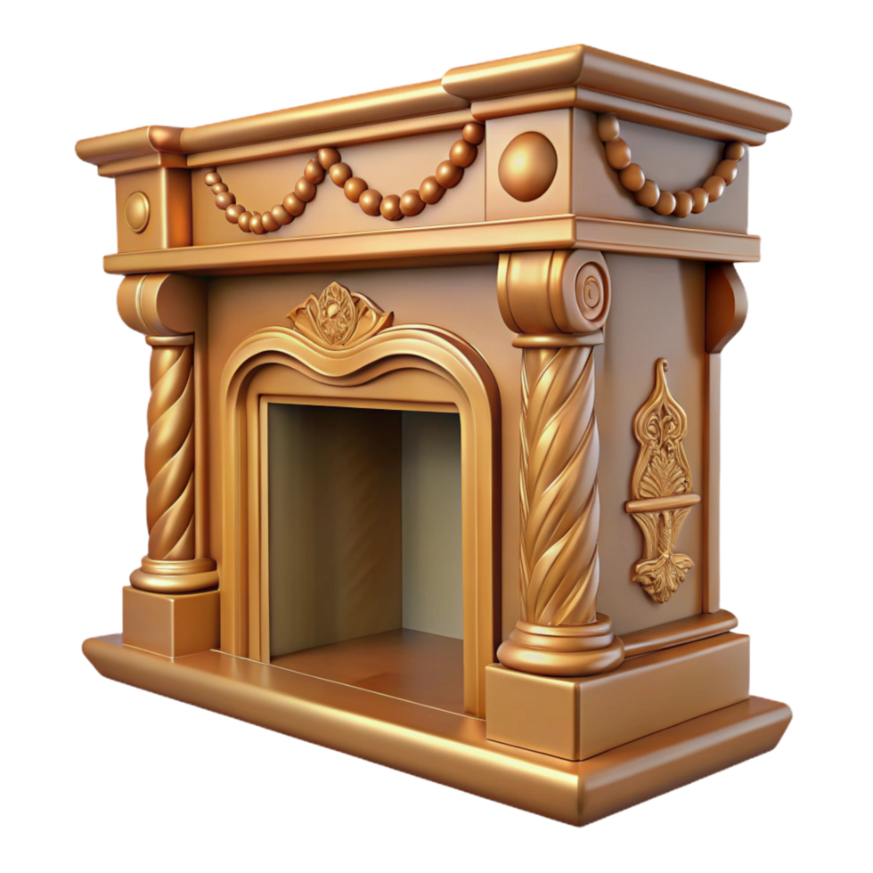 mesmerizing sought-after Georgian fireplace mantel, carved wood, with Transparent Background png