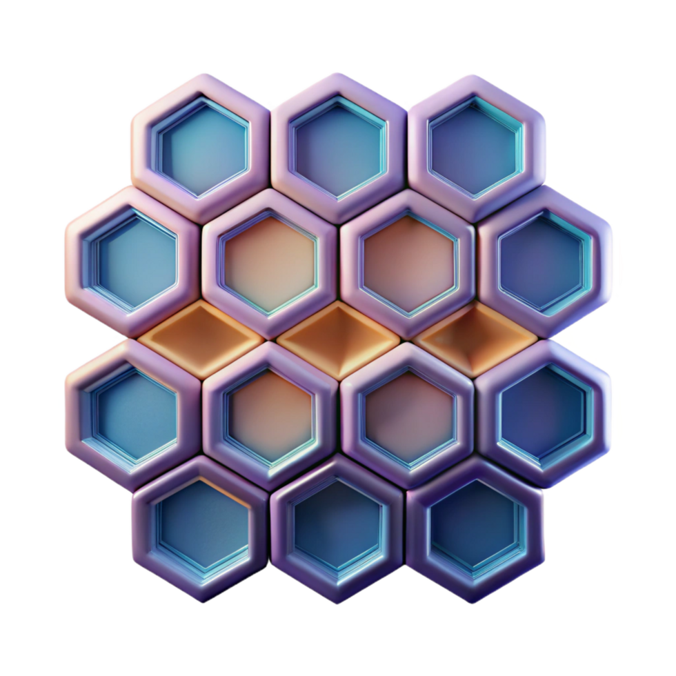 signature renaissance An abstract, geometric pattern resembling a honeycomb with Transparent Background perfect clarity png