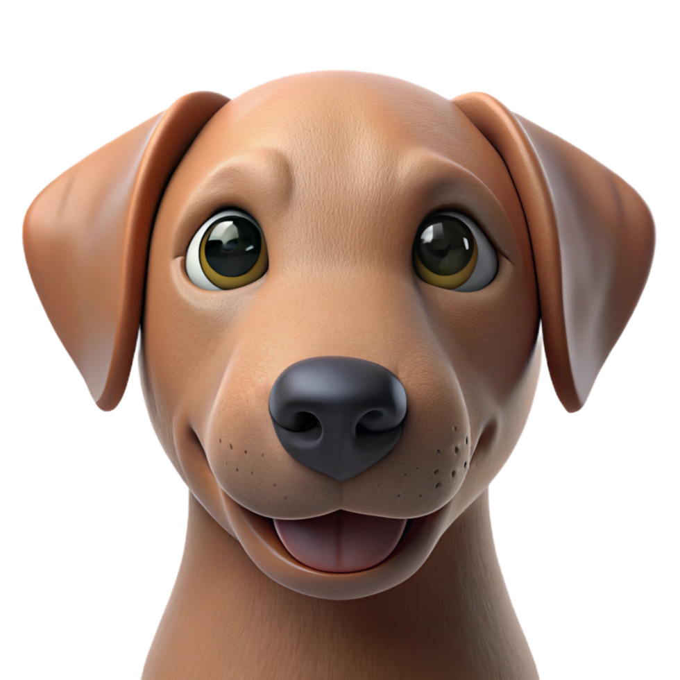 rare gothic Dog with floppy ears, dog portrait, with Transparent Background refined png