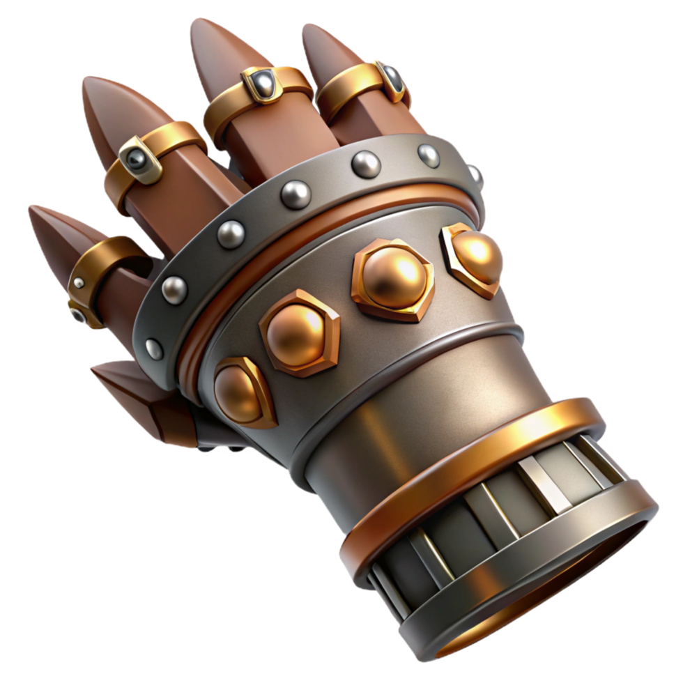 ethereal dazzling Hyper-specific, professional render of a steampunk cogwheel with intricate teeth and a brass finish Isolated cutout with Transparent Background impeccable png