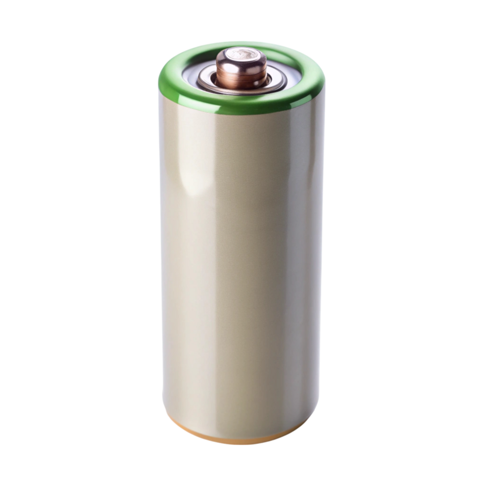 Close up of a rechargeable battery design featuring durable casing and modern style for power storage applications png