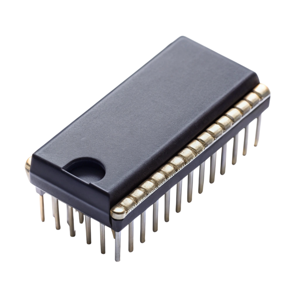 Electrically erasable programmable read only memory EEPROM chip for use in memory storage and digital systems png