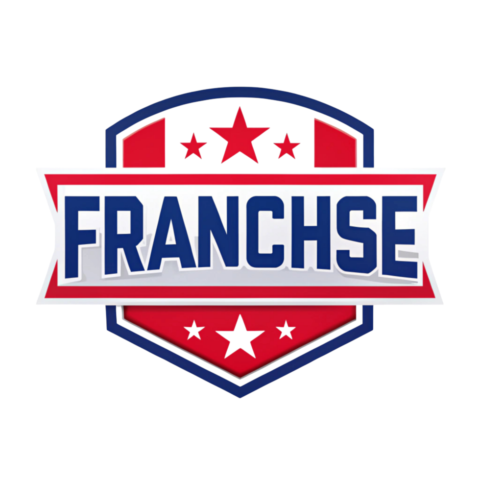 Franchise logo showcasing a professional design with stars and stripes in a circular emblem layout png