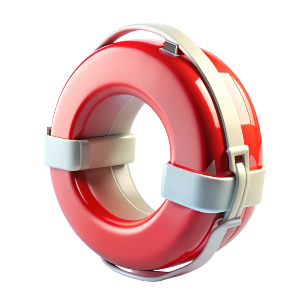 High quality circular life ring for maritime and water safety emergencies, featuring robust and stylish construction png