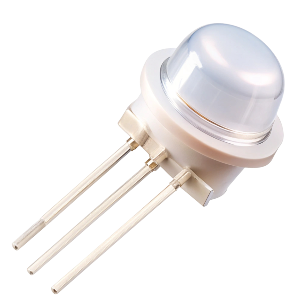 Isolated LED Light Emitting Diode with Compact Design and Precision Engineering on White png