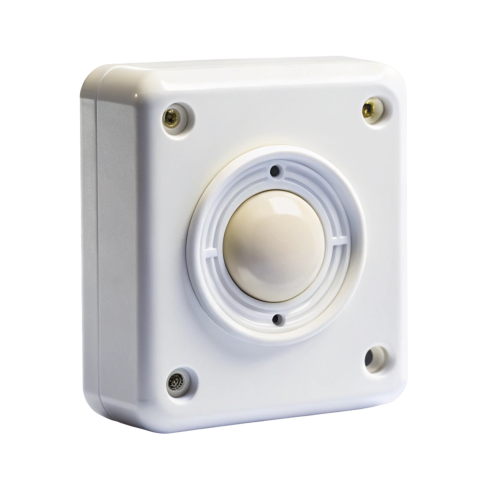 compact infrarood beweging sensor met modern ontwerp Aan wit geïsoleerd achtergrond voor veiligheid en automatisering systemen png