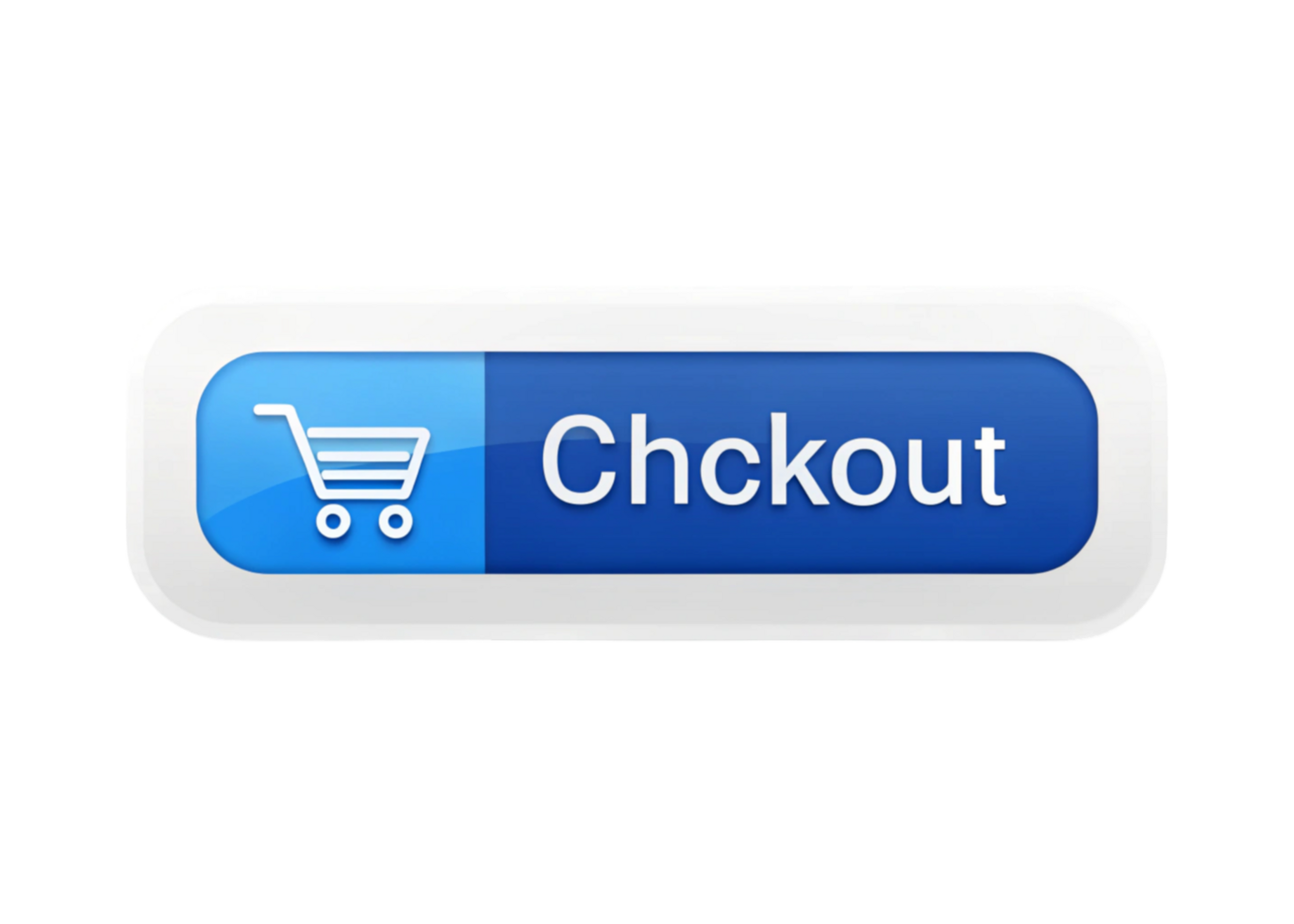 Modern online payment checkout button with bold text and shopping cart, perfect for digital and retail applications png
