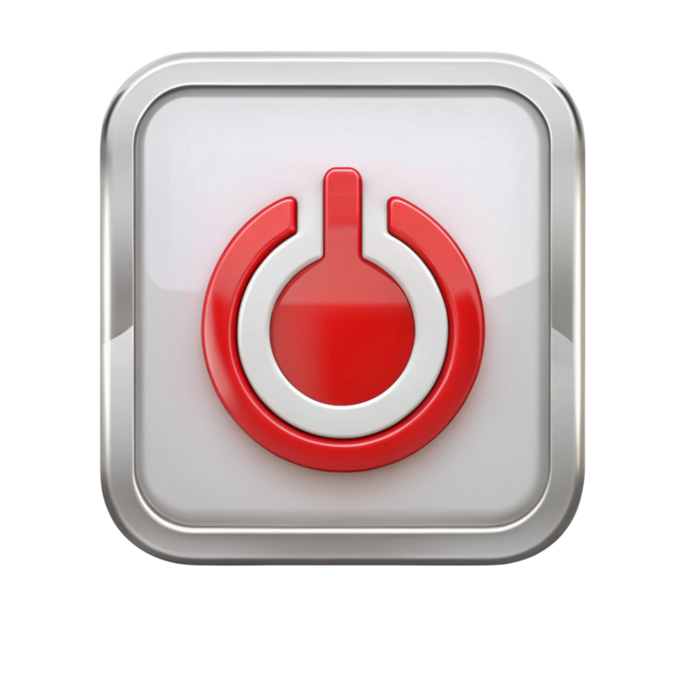 Logout and power button icons in modern design, concept for user interface, secure exit, and digital access control png