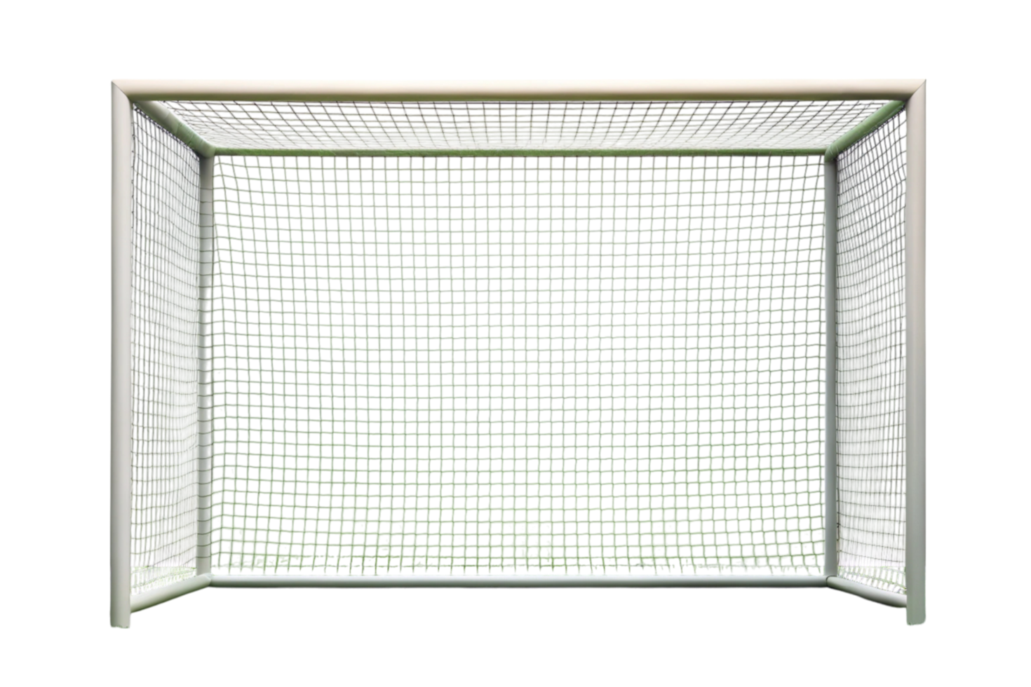Classic soccer goal with durable net on a pristine Transparent Background, perfect for sports illustrations png