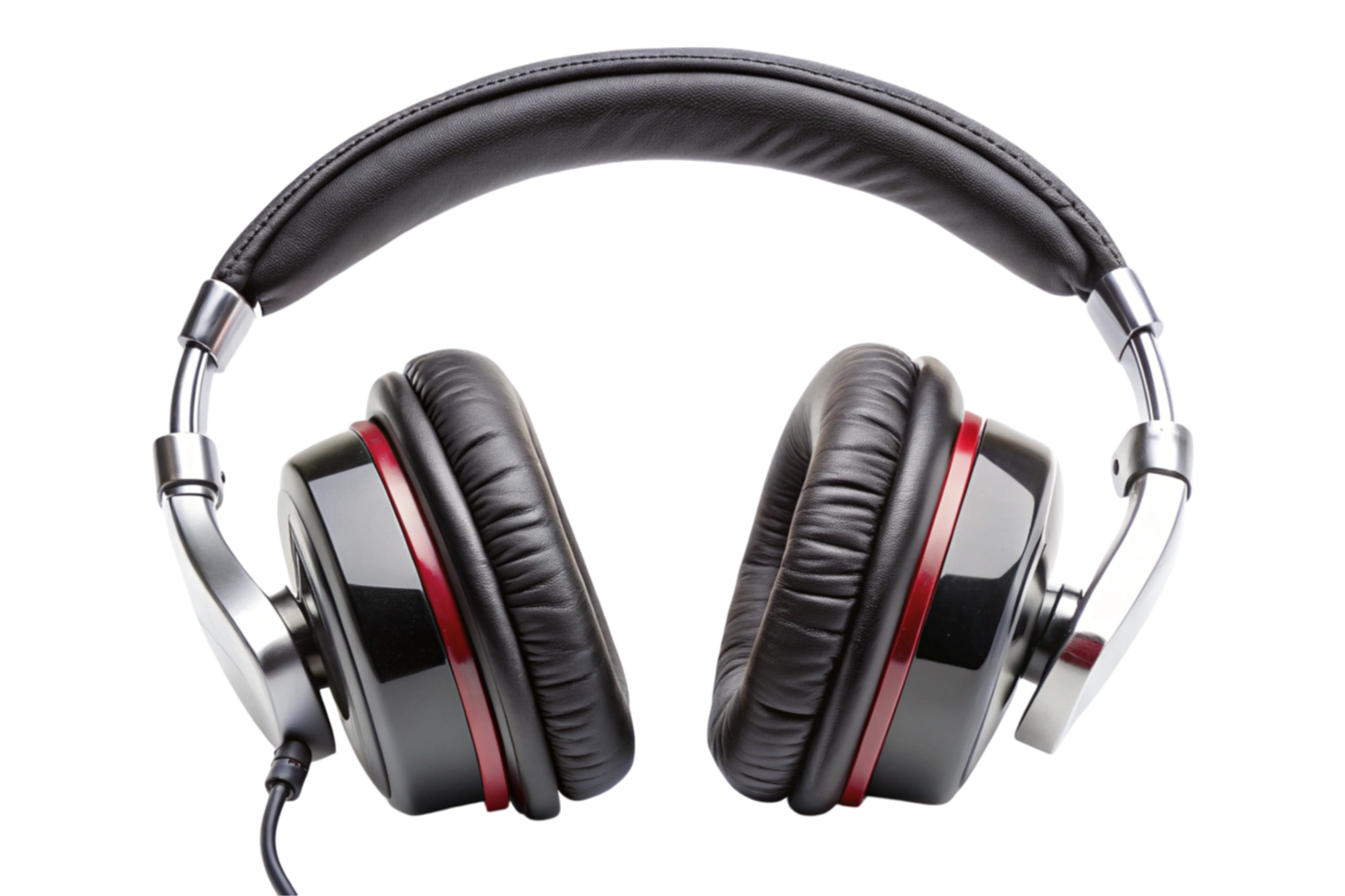 Stylish and comfortable headphones with cushioned ear pads, ideal for immersive sound experience and studio use png