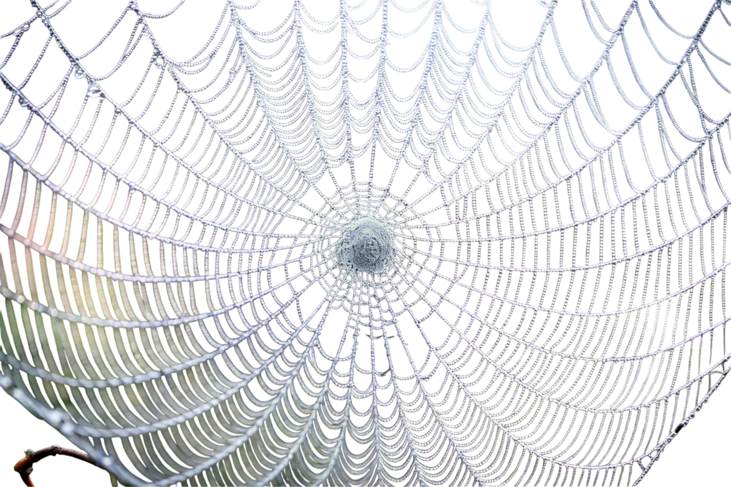Intense close up of spider anatomy on white, capturing the texture and patterns in high definition png